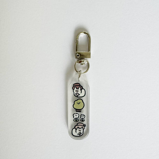Forest friends acrylic keychain