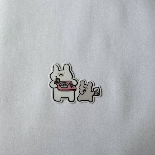 Canteen buddies vinyl sticker