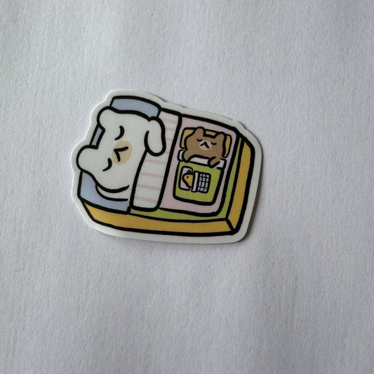 Sleepy group vinyl sticker